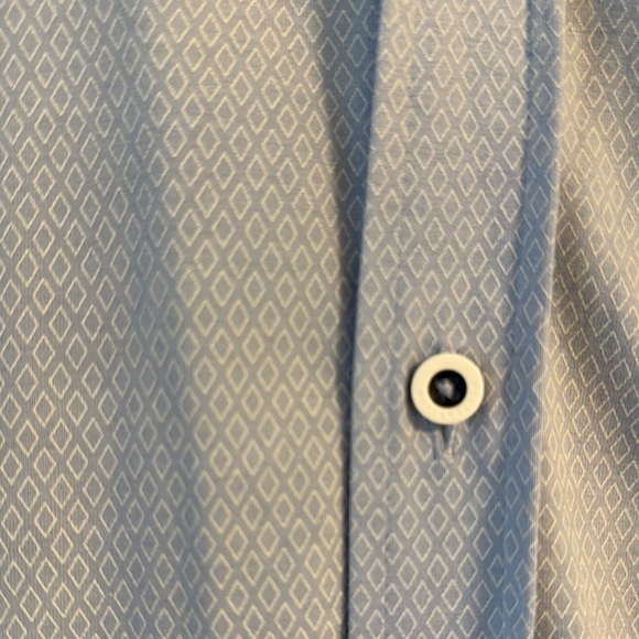 Buttercloth Blue Short Sleeve Casual Shirt - Picture 3 of 4